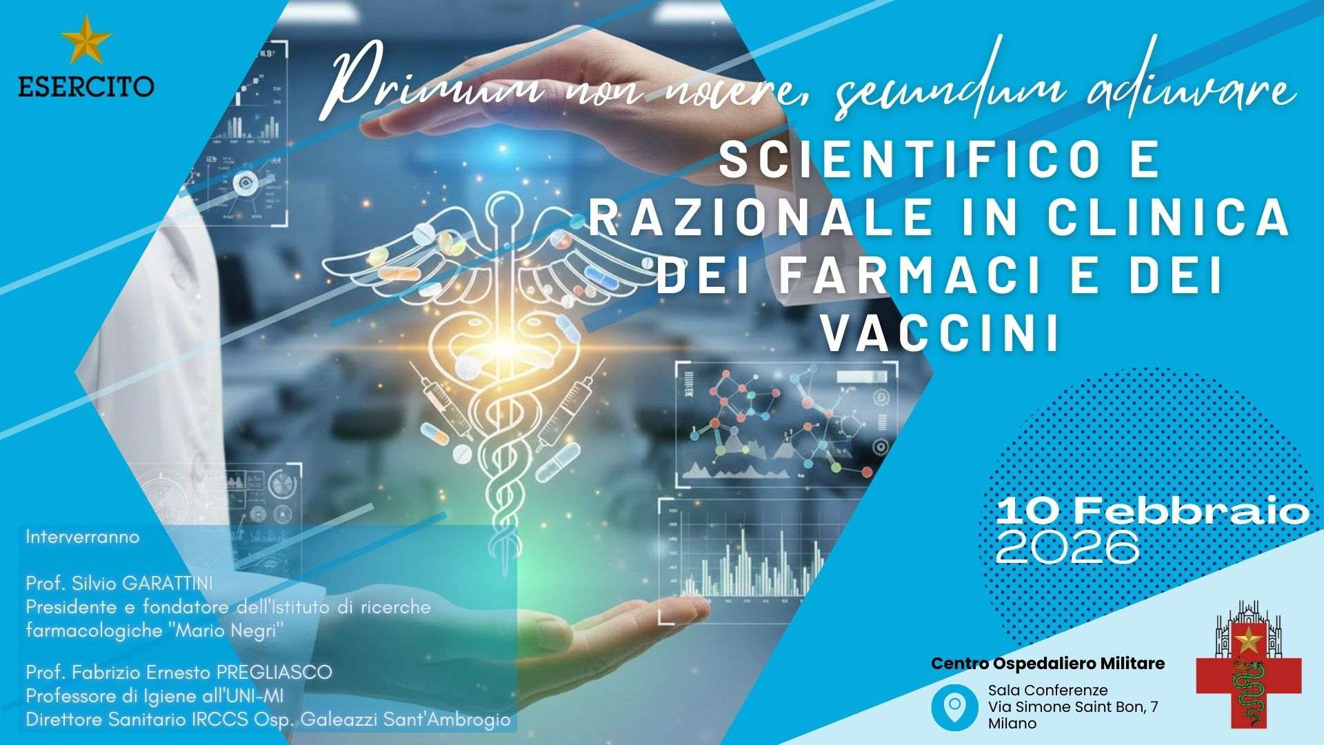 USO RAZIONALE DI FARMACI E VACCINI: LECTIO MAGISTRALIS CON SILVIO GARATTINI E FABRIZIO PREGLIASCO
